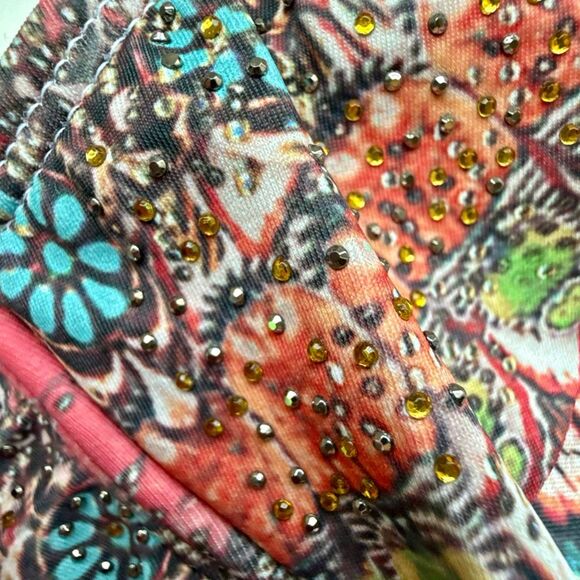 NWT True Colors by La Moda. Featuring  a vibrant, bohemian-style prints and embe - Picture 5 of 5